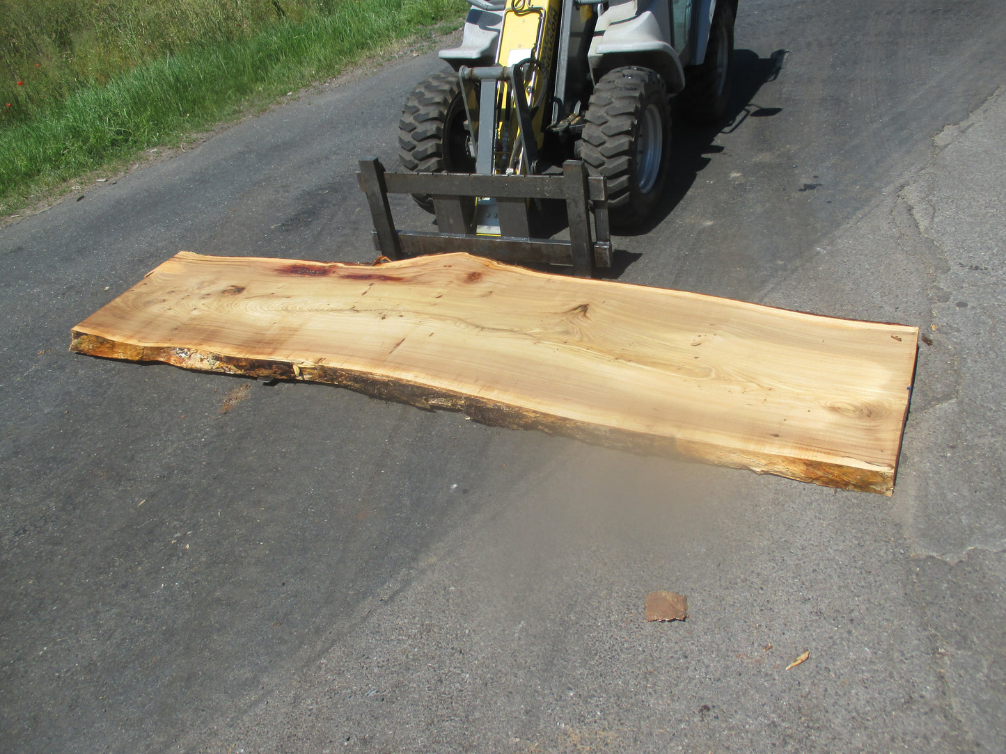Unbehandelte Tischplatten nach Maß aus Ulme / Ulmenholz | Plattennummer B-00233