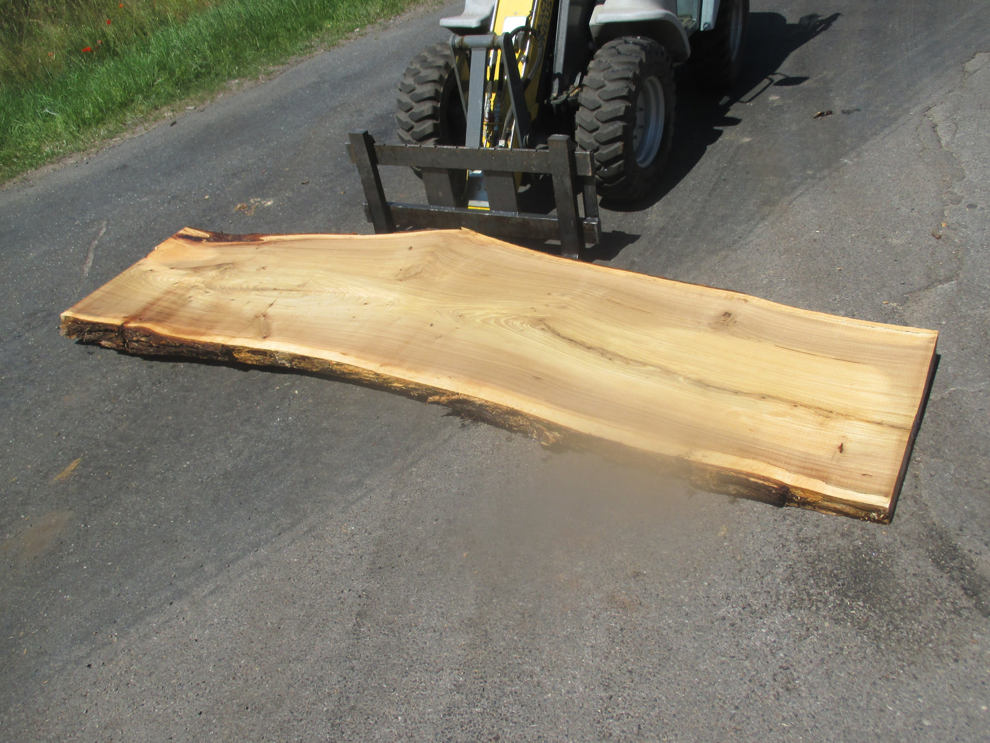 Unbehandelte Tischplatten nach Maß aus Ulme / Ulmenholz | Plattennummer B-00234