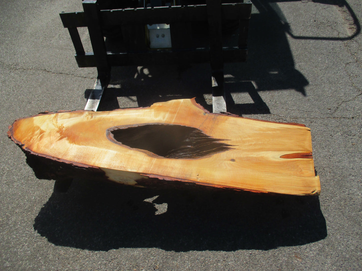 Unbehandelte Tischplatten nach Maß aus Laubholz Kastanie | Plattennummer B-00275