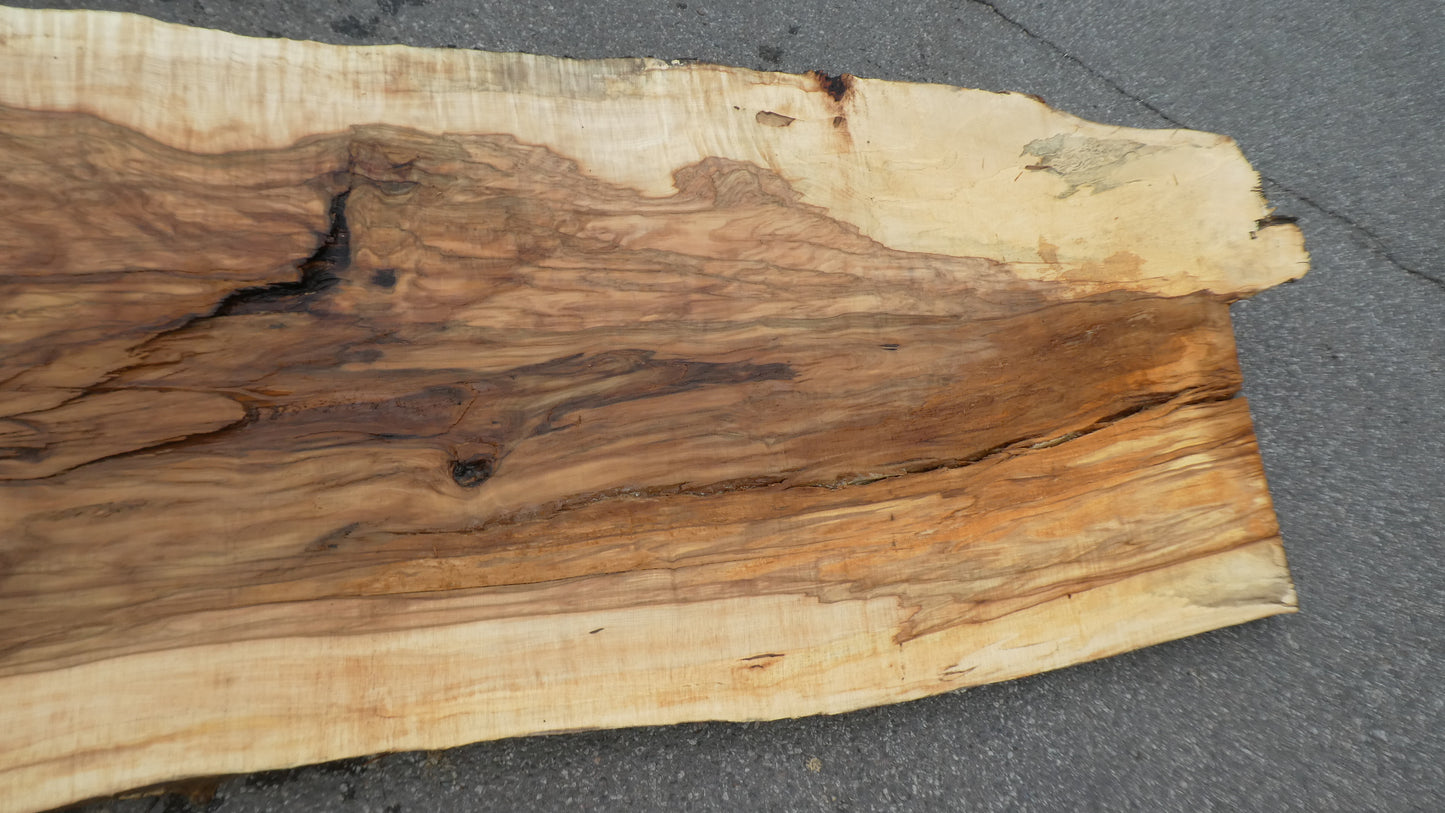 Unbehandelte Tischplatten nach Maß aus Laubholz Kastanie | Plattennummer B-00401
