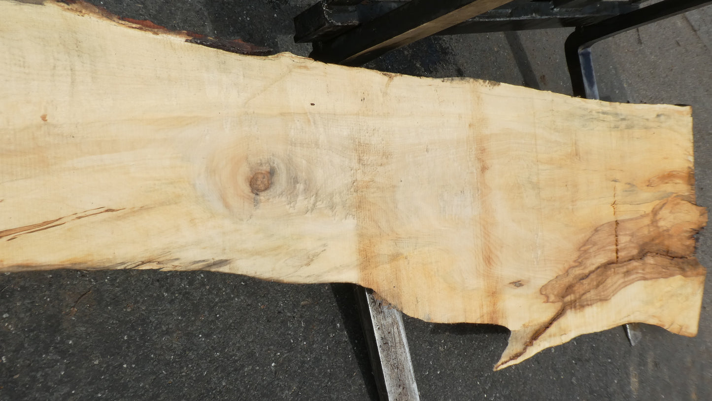 Unbehandelte Tischplatten nach Maß aus Laubholz Kastanie | Plattennummer B-00404