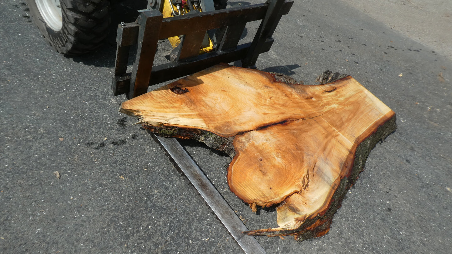 Unbehandelte Tischplatten nach Maß aus Laubholz Linde | Plattennummer B-00421