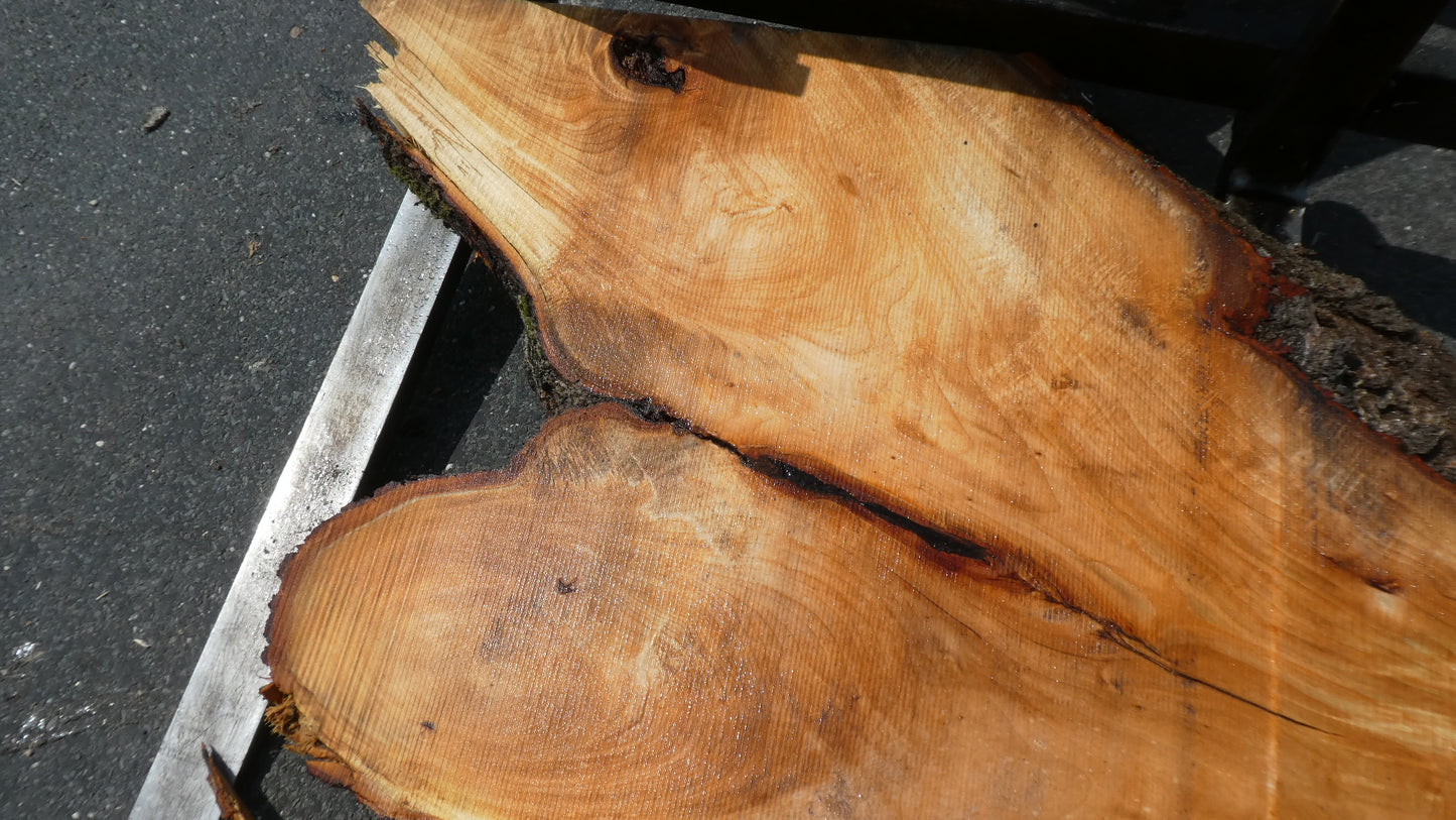 Unbehandelte Tischplatten nach Maß aus Laubholz Linde | Plattennummer B-00421