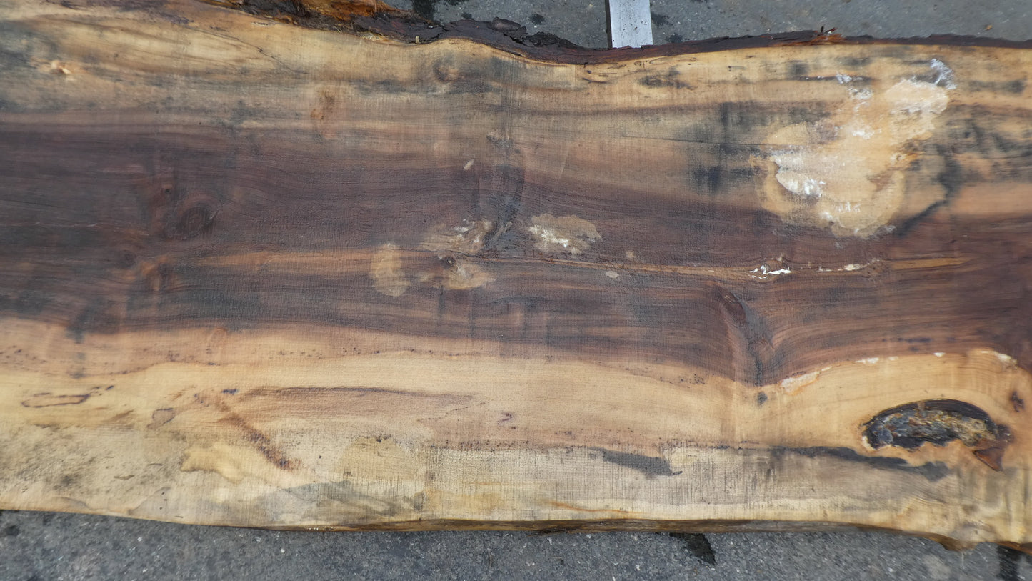 Unbehandelte Tischplatten nach Maß aus Laubholz Kastanie | Plattennummer B-00458