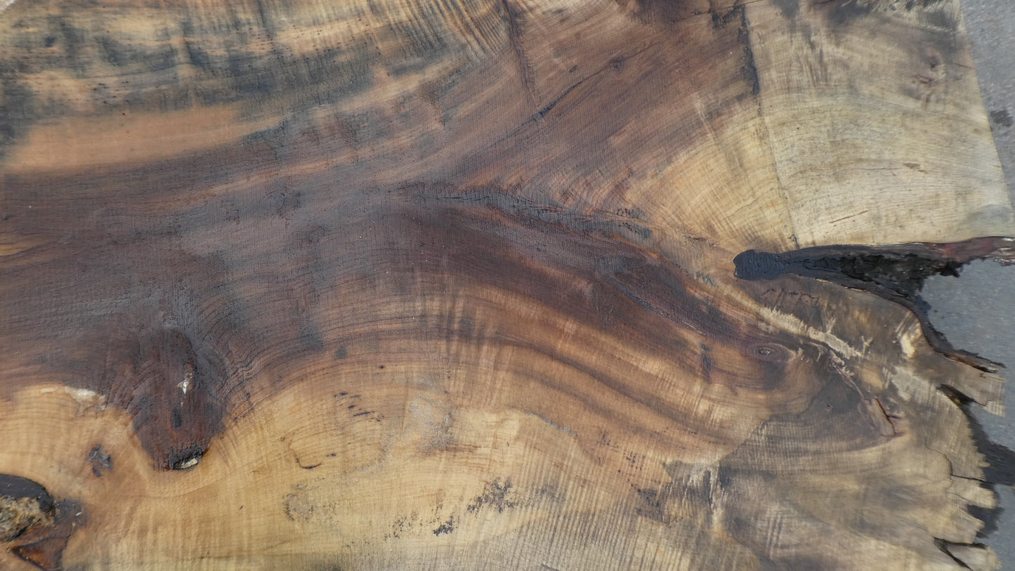 Unbehandelte Tischplatten nach Maß aus Laubholz Kastanie | Plattennummer B-00458