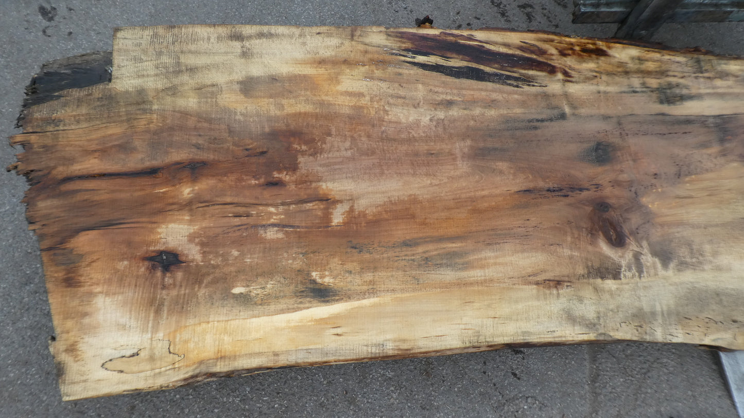 Unbehandelte Tischplatten nach Maß aus Laubholz Kastanie | Plattennummer B-00460