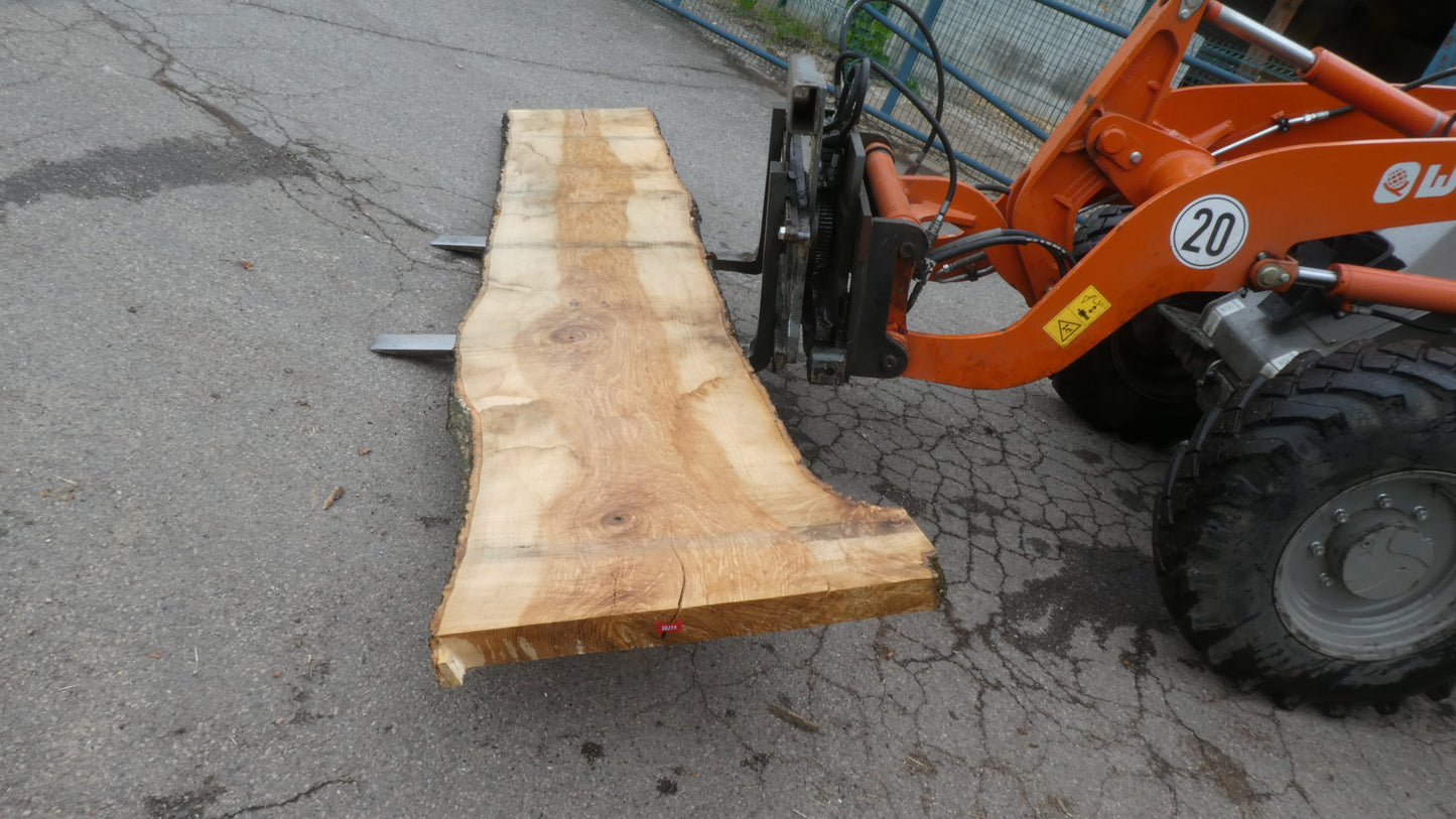 Unbehandelte Tischplatte nach Maß aus Esche | Plattennummer R-00279