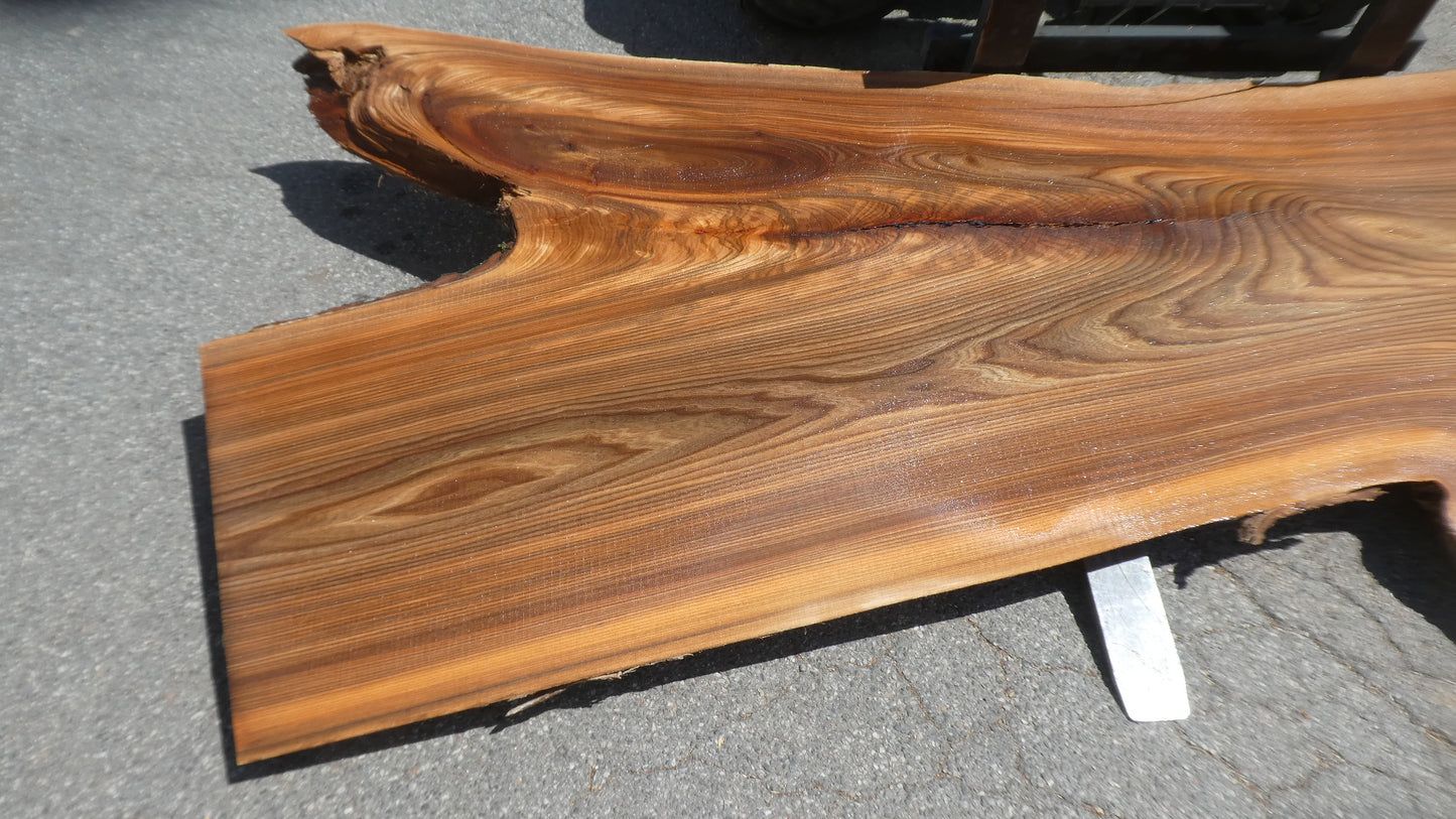 Unbehandelte Tischplatten nach Maß aus Laubholz Ulme | Plattennummer B-00521