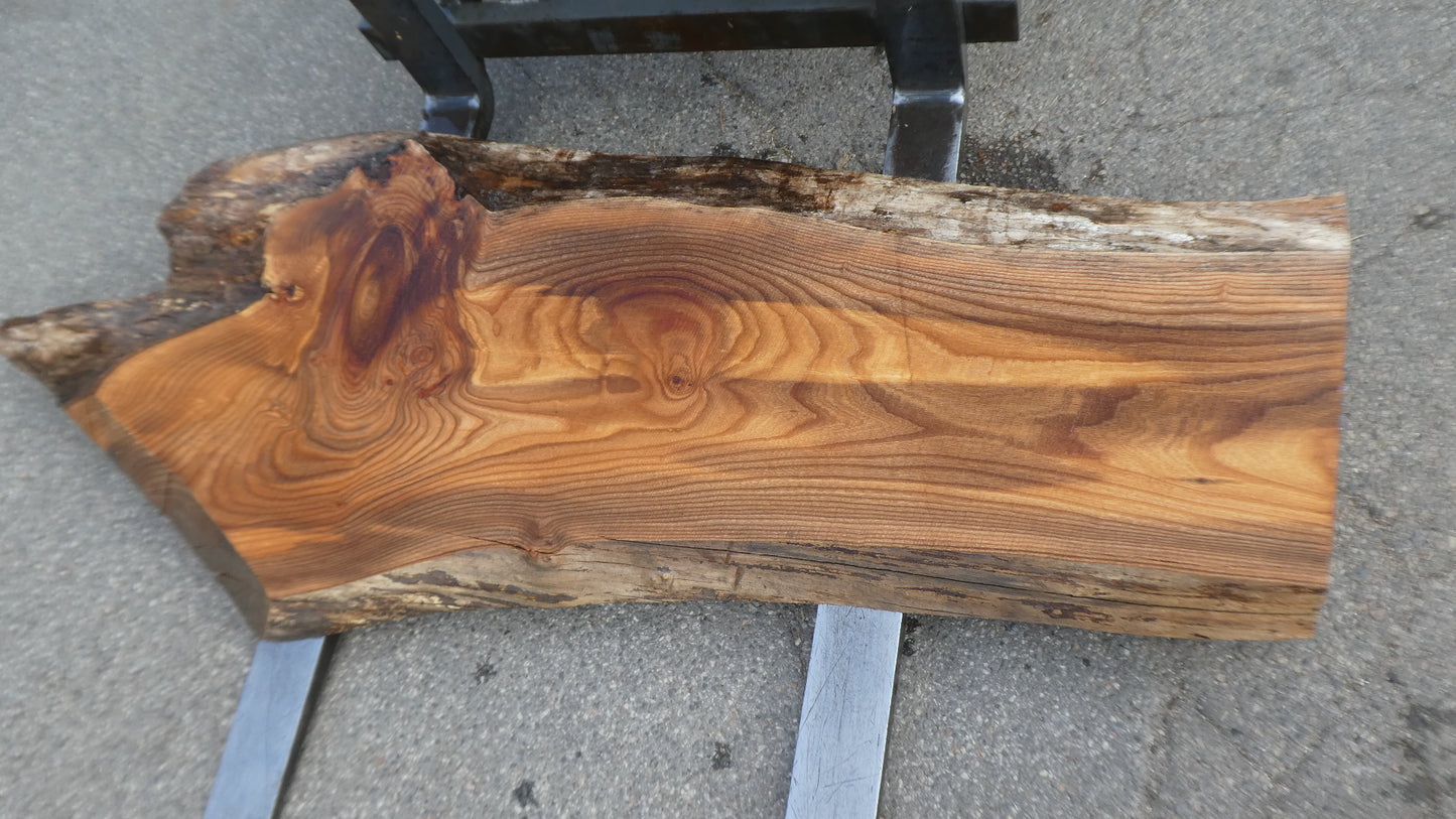 Unbehandelte Tischplatten nach Maß aus Laubholz Ulme | Plattennummer B-00528