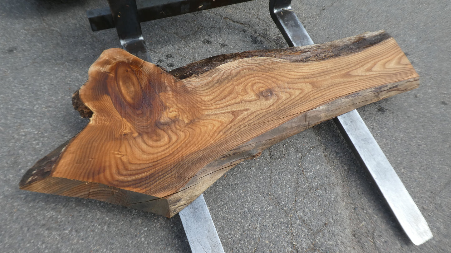 Unbehandelte Tischplatten nach Maß aus Laubholz Ulme | Plattennummer B-00529
