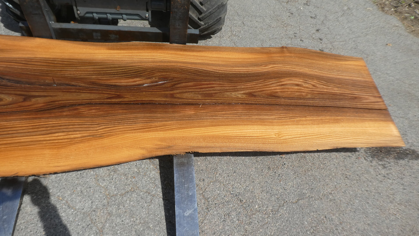 Unbehandelte Tischplatten nach Maß aus Laubholz Ulme | Plattennummer B-00537