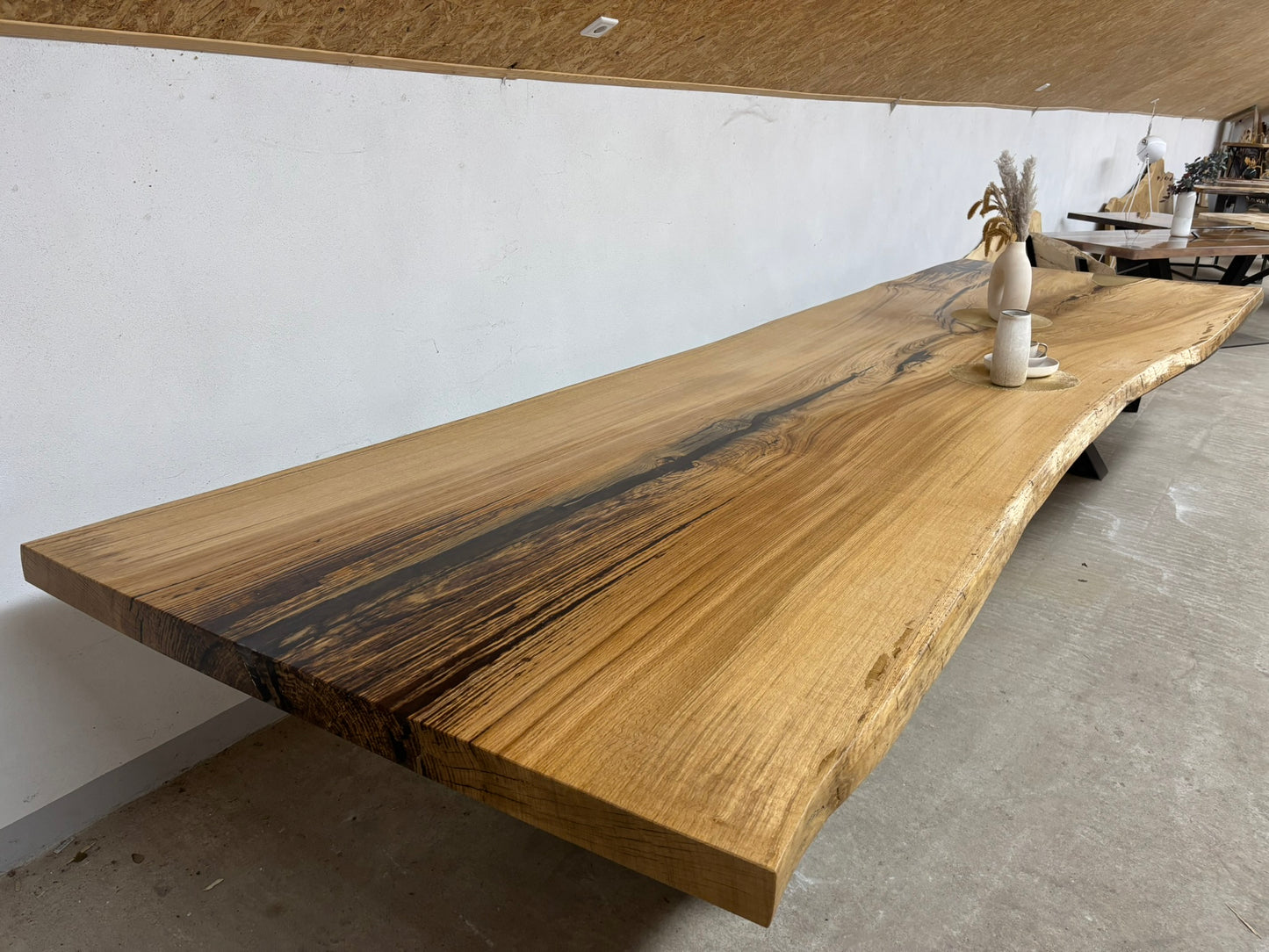 XXL Esstisch Büro / Konferenztisch. Luxus aus Eiche Massiv Handgefertigtes Unikat Tischnummer 2015