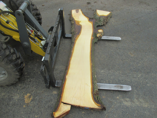 Unbehandelte Tischplatten nach Maß aus Laubholz Nussbaum | Plattennummer  B-00155