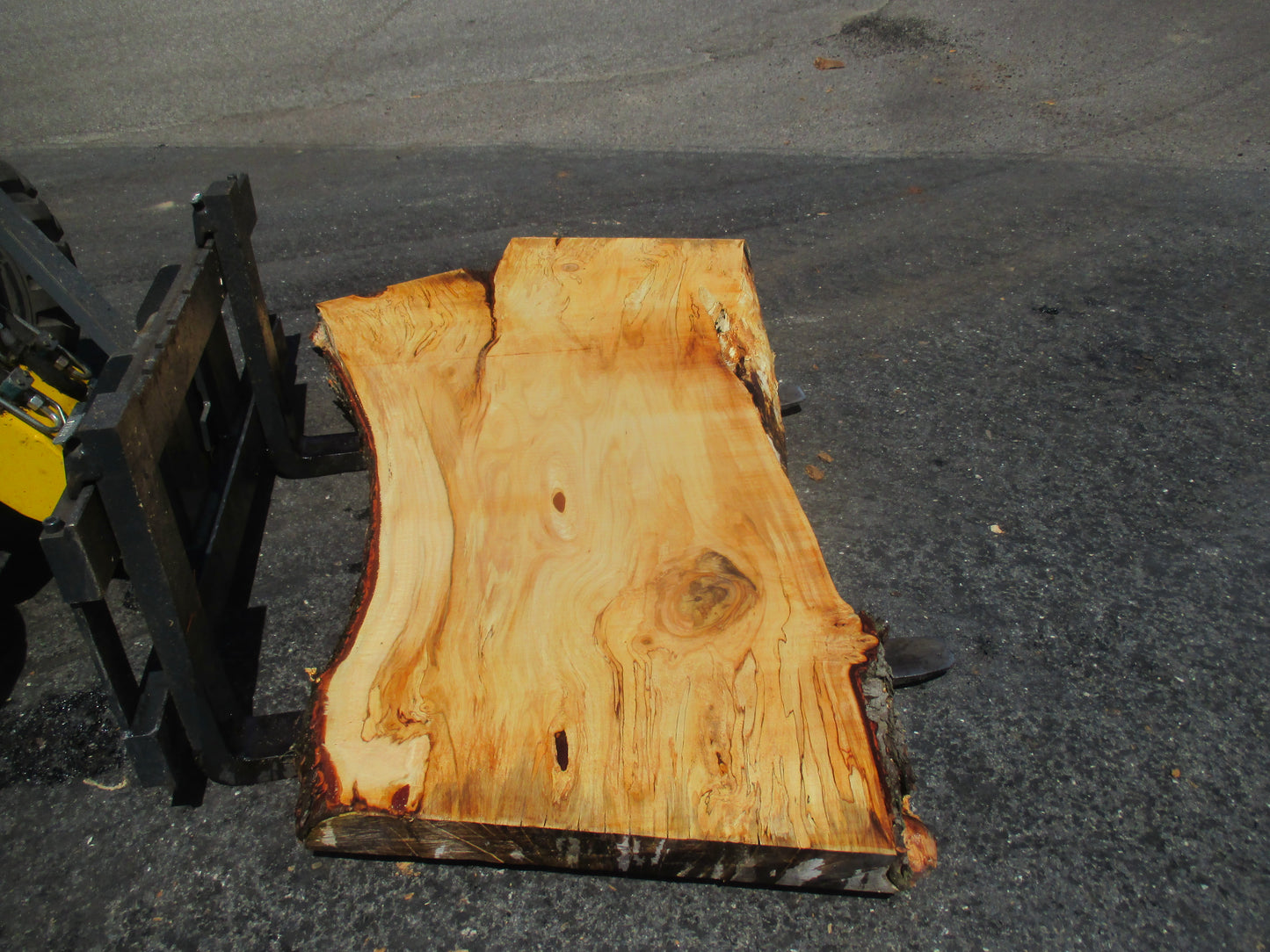 Unbehandelte Tischplatten nach Maß aus Laubholz Kastanie | Plattennummer  B-00199