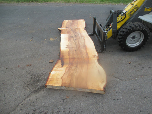 Unbehandelte Tischplatten nach Maß aus Laubholz Kastanie | Plattennummer  B-00256