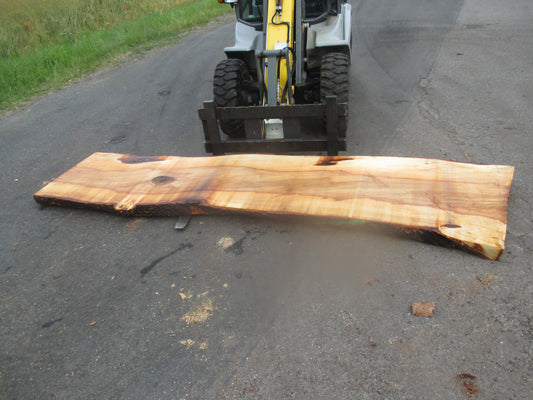 Unbehandelte Tischplatten nach Maß aus Laubholz Kastanie | Plattennummer  B-00257