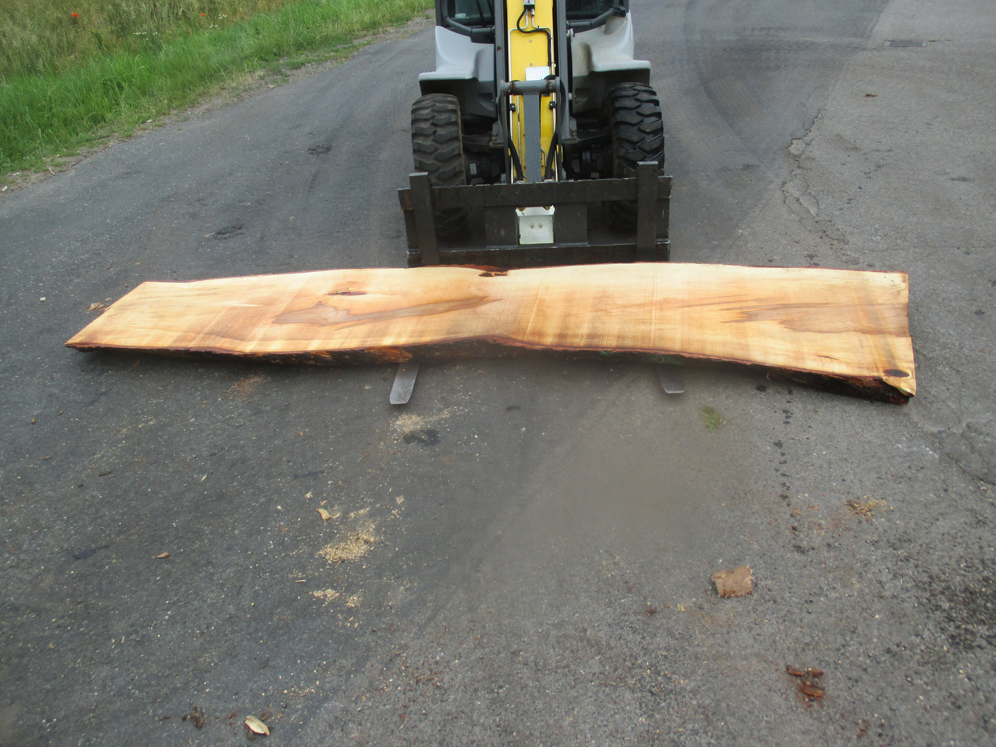 Unbehandelte Tischplatten nach Maß aus Laubholz Kastanie | Plattennummer  B-00258