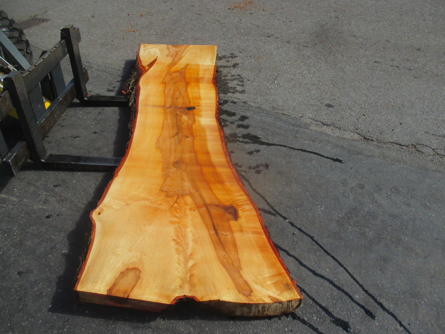 Unbehandelte Tischplatten nach Maß aus Laubholz Kastanie | Plattennummer  B-00270