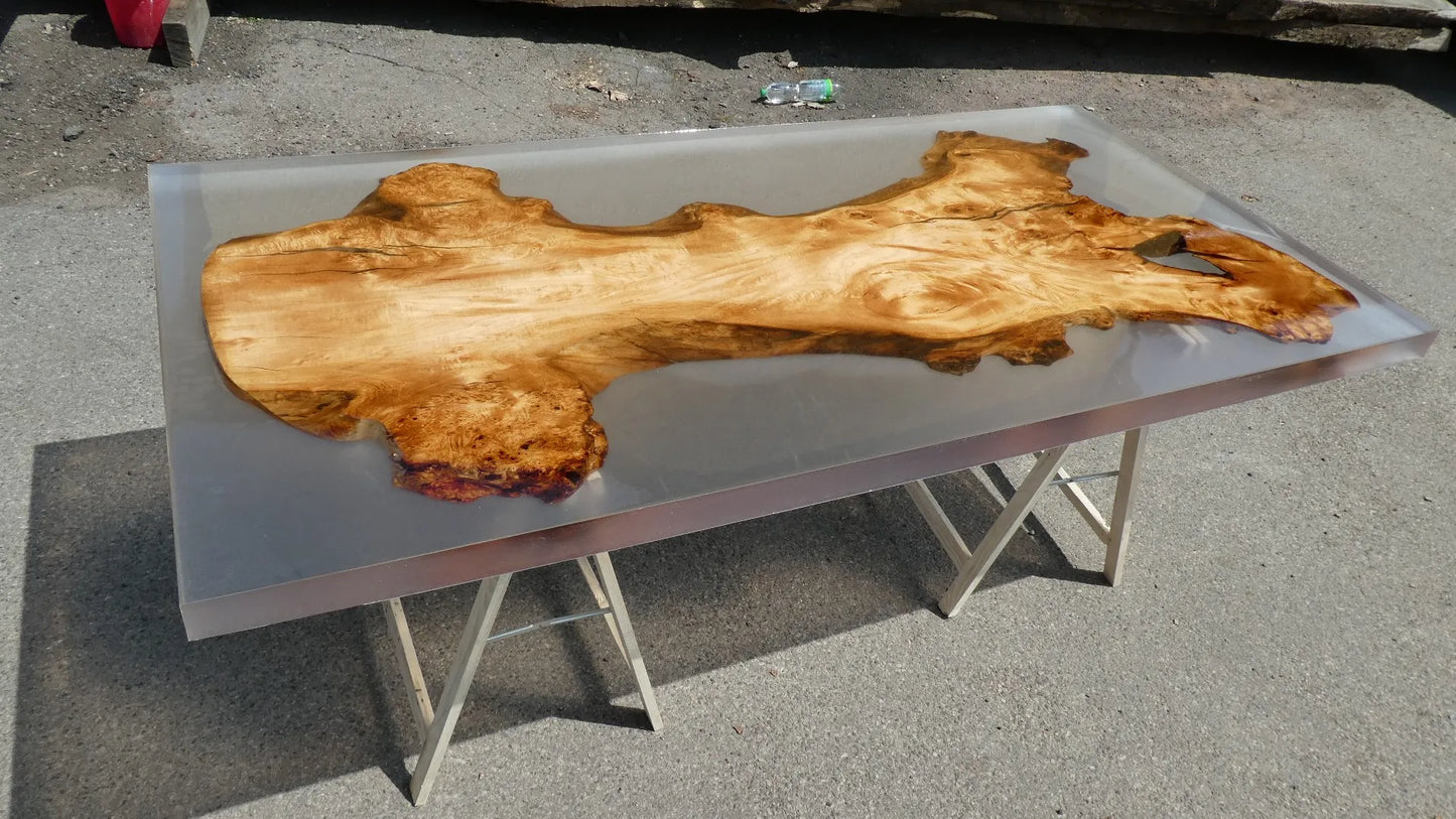 Platten mit Großen Epoxidharz Anteil | 004 Pappel