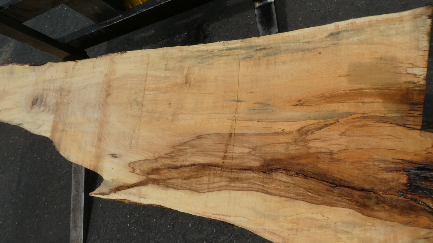 Unbehandelte Tischplatten nach Maß aus Laubholz Kastanie | Plattennummer  B-00404