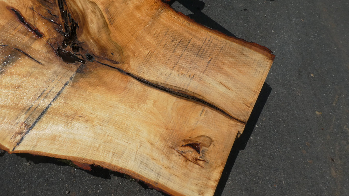Unbehandelte Tischplatten nach Maß aus Laubholz Linde | Plattennummer  B-00414