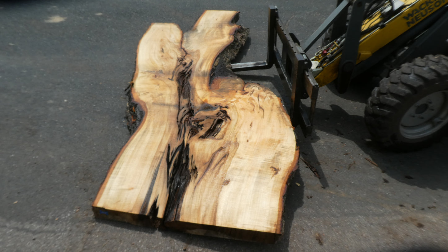 Unbehandelte Tischplatten nach Maß aus Laubholz Linde | Plattennummer  B-00416