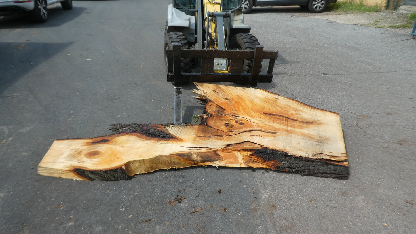 Unbehandelte Tischplatten nach Maß aus Laubholz Linde | Plattennummer  B-00417