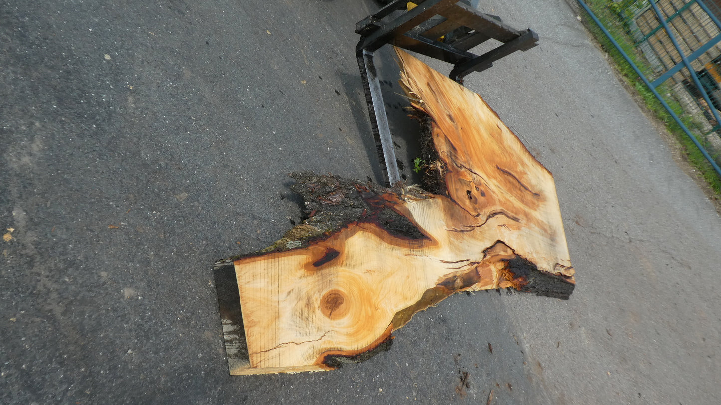 Unbehandelte Tischplatten nach Maß aus Laubholz Linde | Plattennummer  B-00417