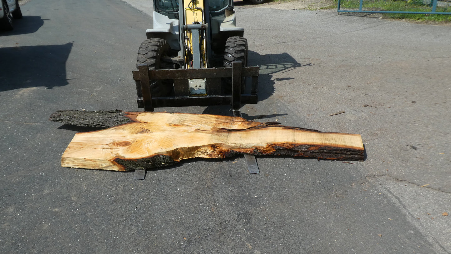 Unbehandelte Tischplatten nach Maß aus Laubholz Linde | Plattennummer  B-00419