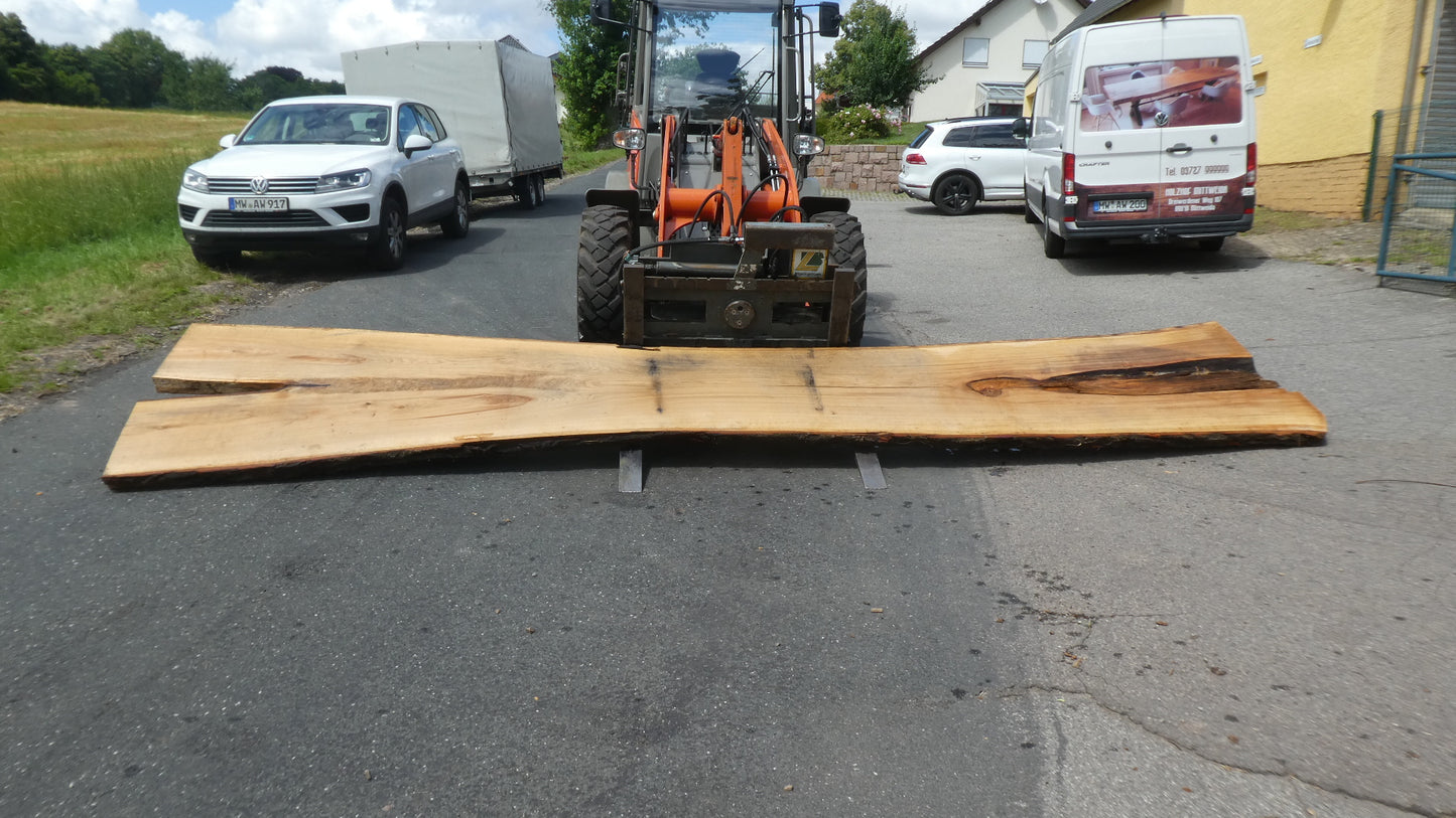 Unbehandelte Tischplatte nach Maß aus Eiche | Plattennummer G-00248 Eiche