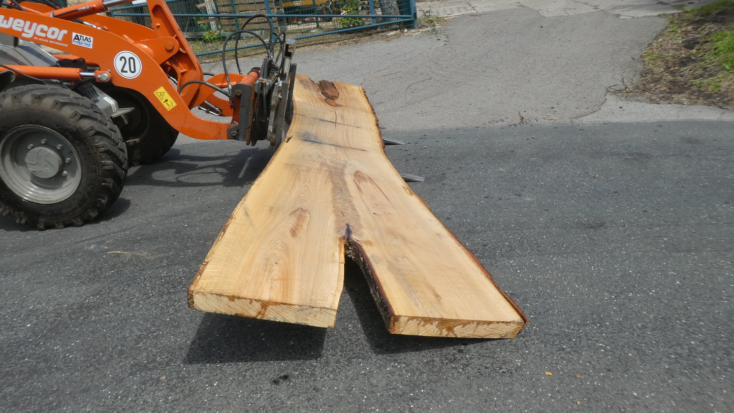 Unbehandelte Tischplatte nach Maß aus Eiche | Plattennummer G-00248 Eiche