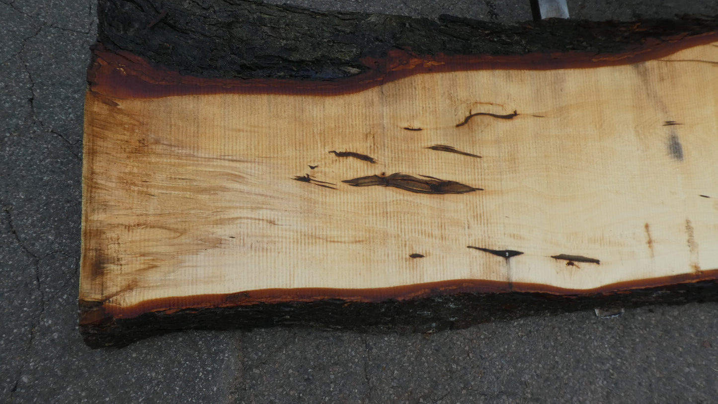 Unbehandelte Tischplatten nach Maß aus Laubholz Kastanie | Plattennummer  B-00449