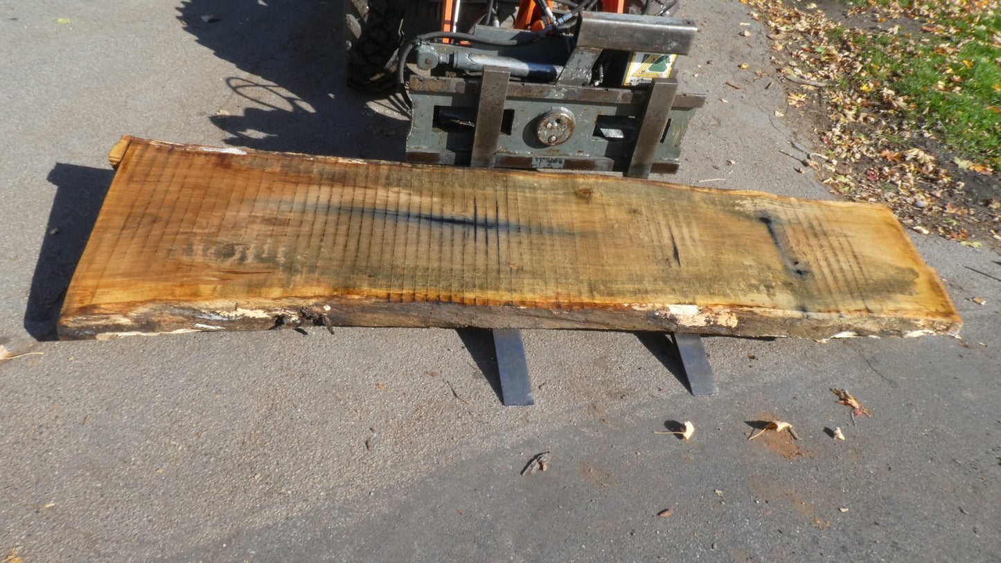 Unbehandelte Tischplatte nach Maß aus Eiche | Plattennummer G-00299 Eiche