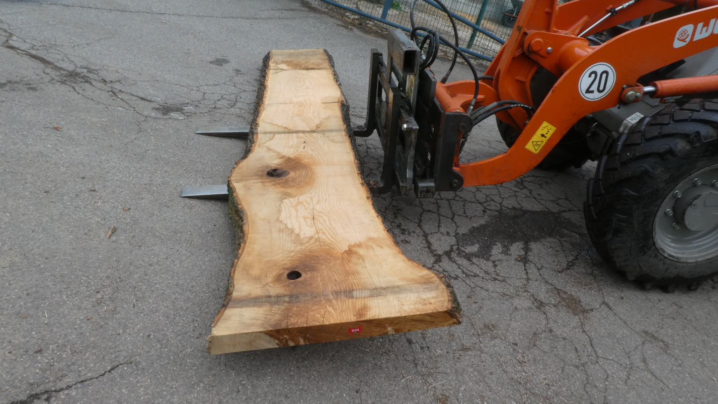 Unbehandelte Tischplatte nach Maß aus Esche | Plattennummer R-00280