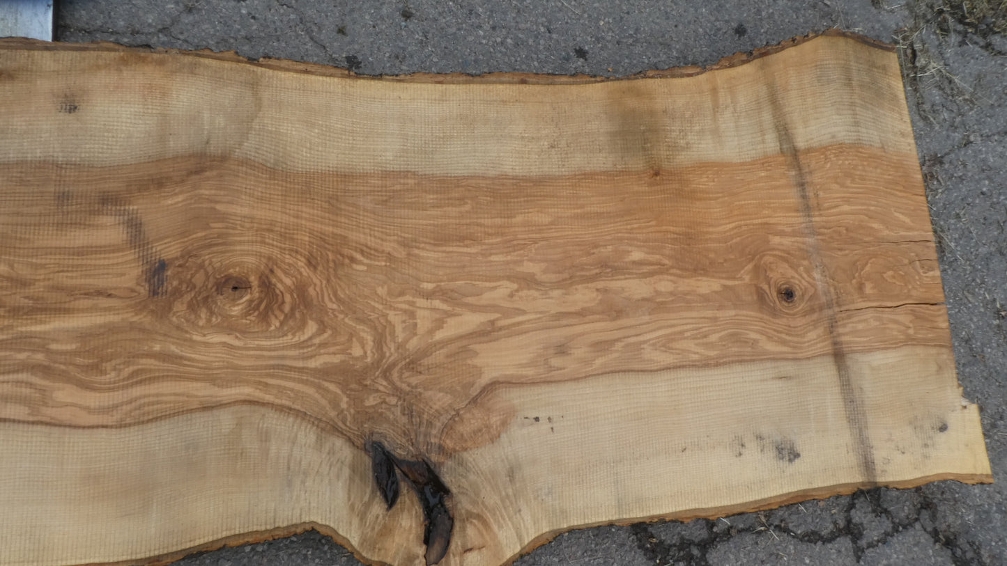 Unbehandelte Tischplatte nach Maß aus Esche | Plattennummer R-00281