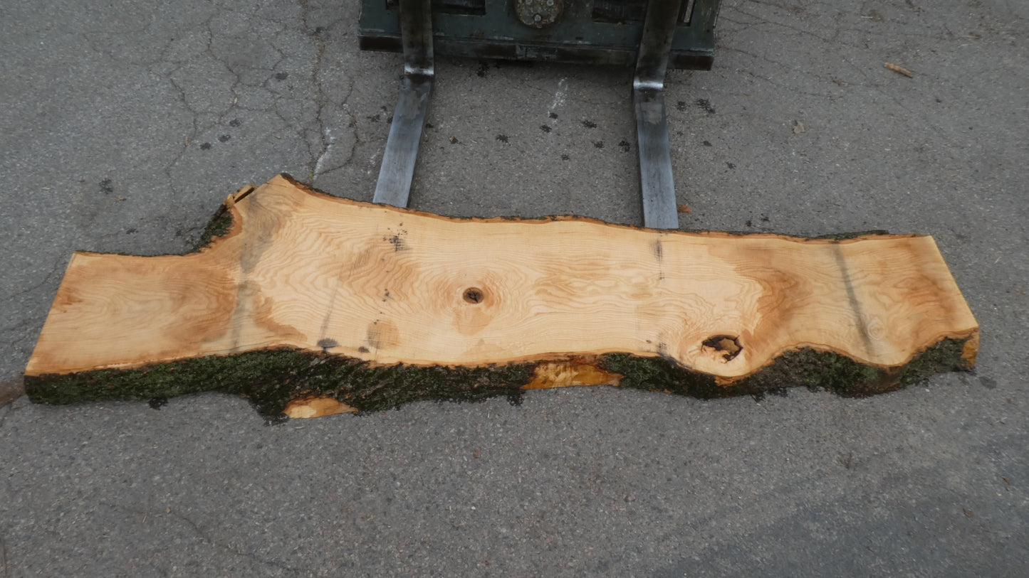 Unbehandelte Tischplatte nach Maß aus Esche | Plattennummer R-00287