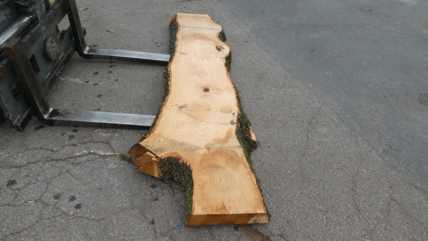 Unbehandelte Tischplatte nach Maß aus Esche | Plattennummer R-00287