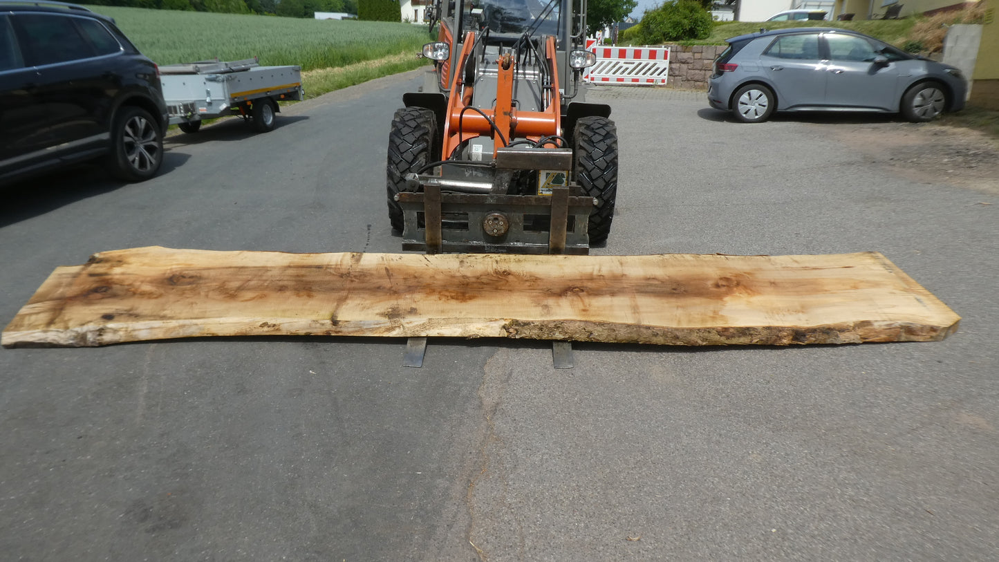 Unbehandelte Tischplatten nach Maß aus Laubholz Kastanie | Plattennummer  B-00481