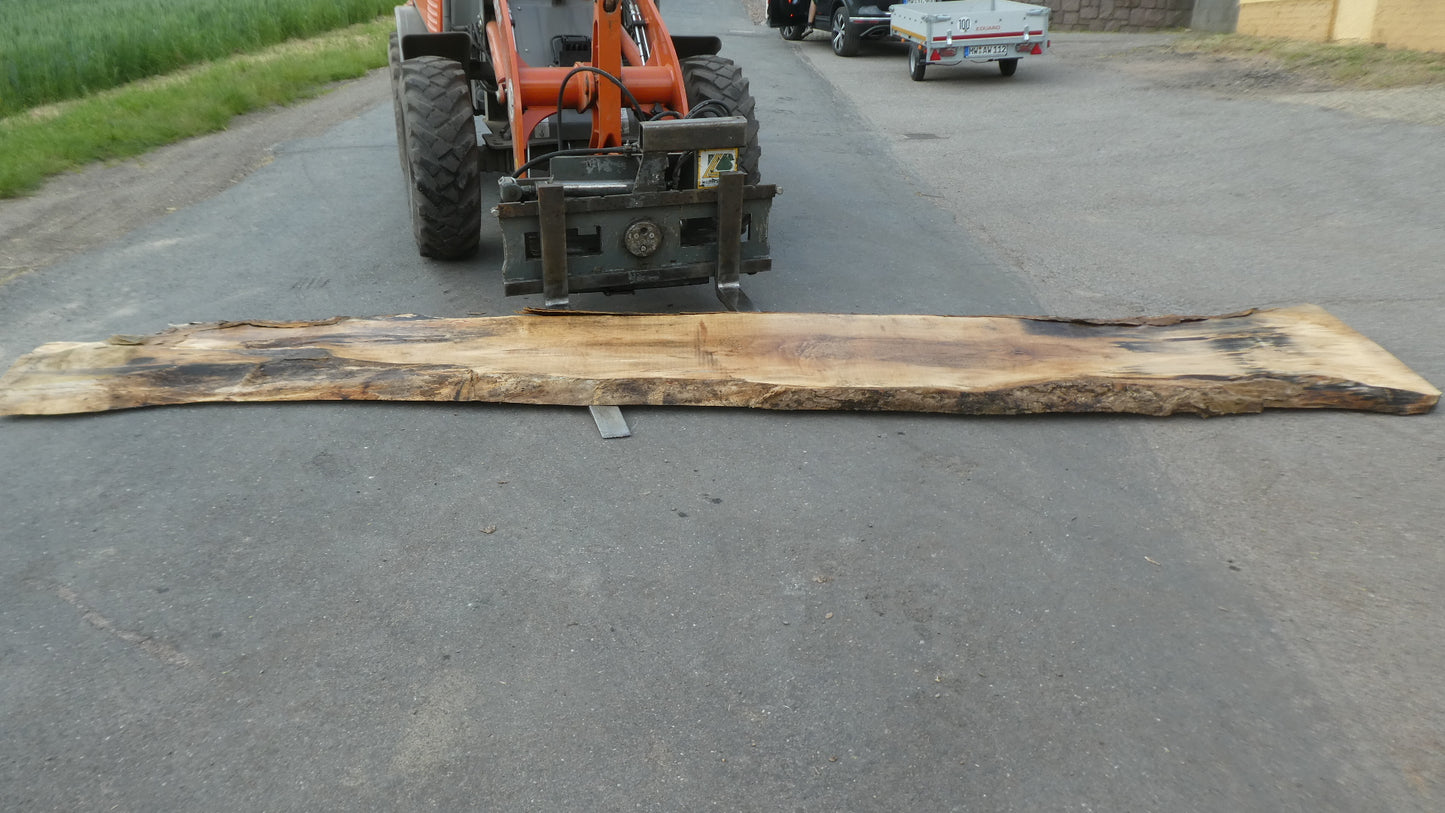 Unbehandelte Tischplatten nach Maß aus Laubholz Kastanie | Plattennummer  B-00483