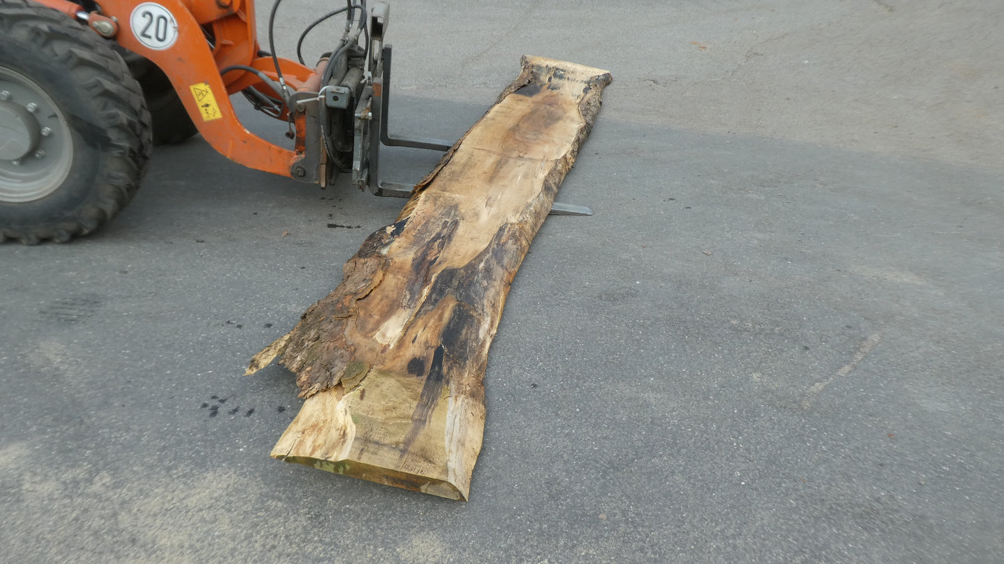 Unbehandelte Tischplatten nach Maß aus Laubholz Kastanie | Plattennummer  B-00483