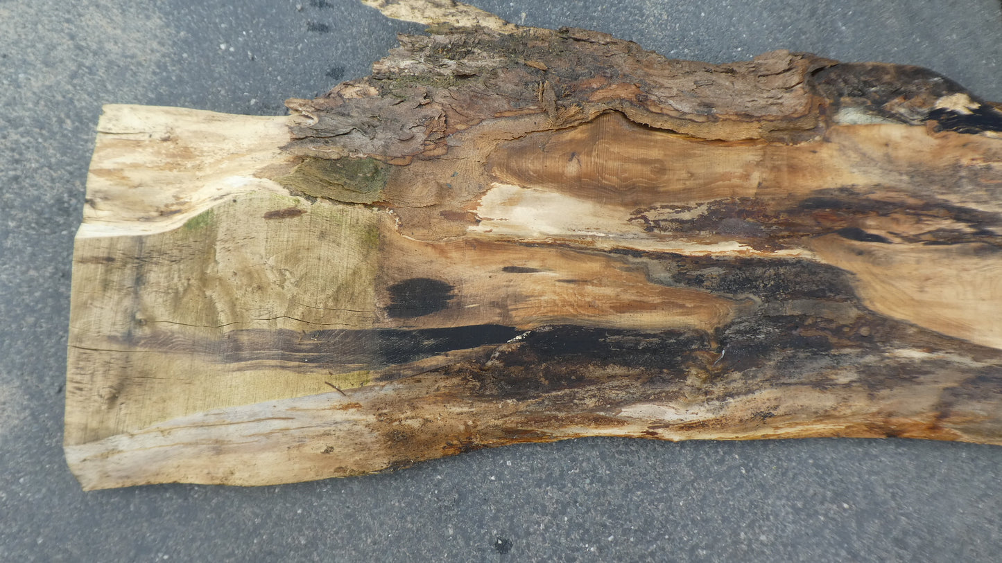 Unbehandelte Tischplatten nach Maß aus Laubholz Kastanie | Plattennummer  B-00483