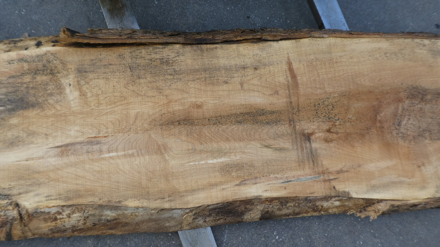 Unbehandelte Tischplatten nach Maß aus Laubholz Kastanie | Plattennummer  B-00483