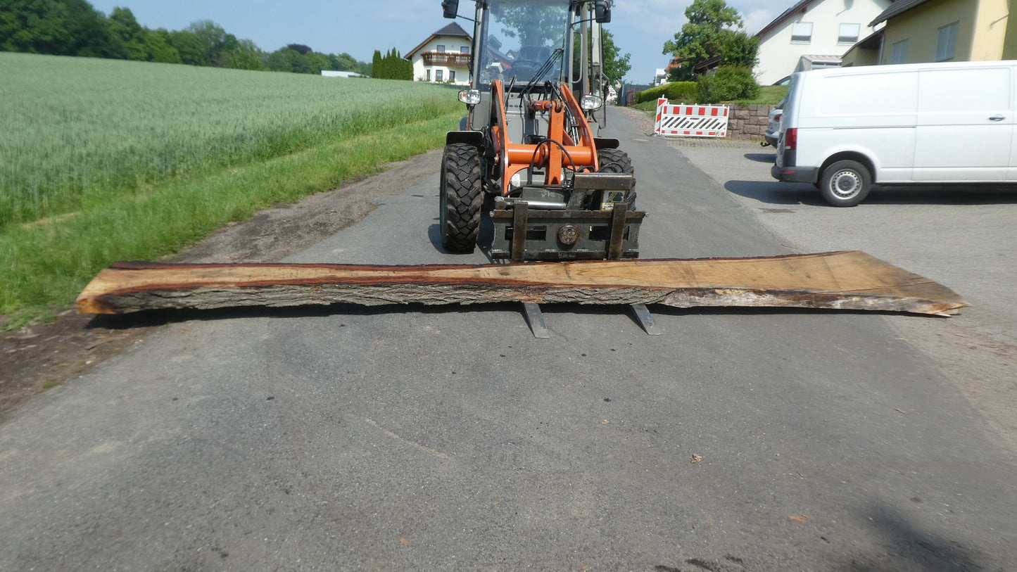 Unbehandelte Tischplatte nach Maß aus Eiche | Plattennummer G-00317