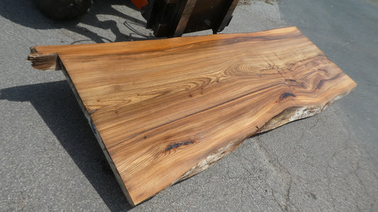 Unbehandelte Tischplatten nach Maß aus Laubholz Ulme | Plattennummer  B-00507