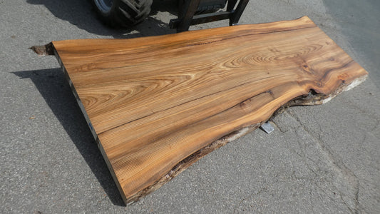 Unbehandelte Tischplatten nach Maß aus Laubholz Ulme | Plattennummer  B-00509