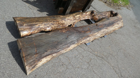 Unbehandelte Tischplatten nach Maß aus Laubholz Ulme | Plattennummer  B-00517