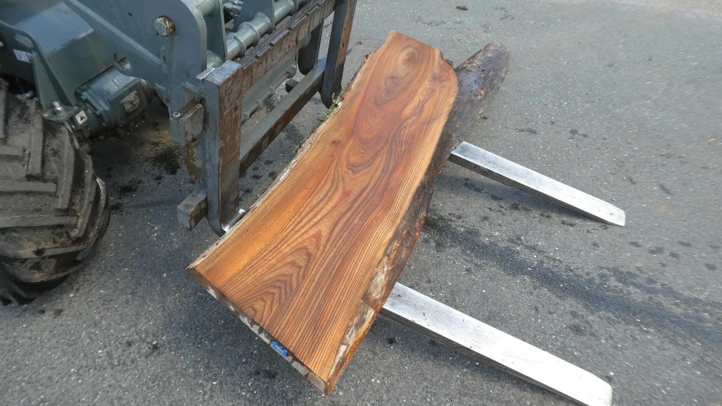 Unbehandelte Tischplatten nach Maß aus Laubholz Ulme | Plattennummer  B-00553