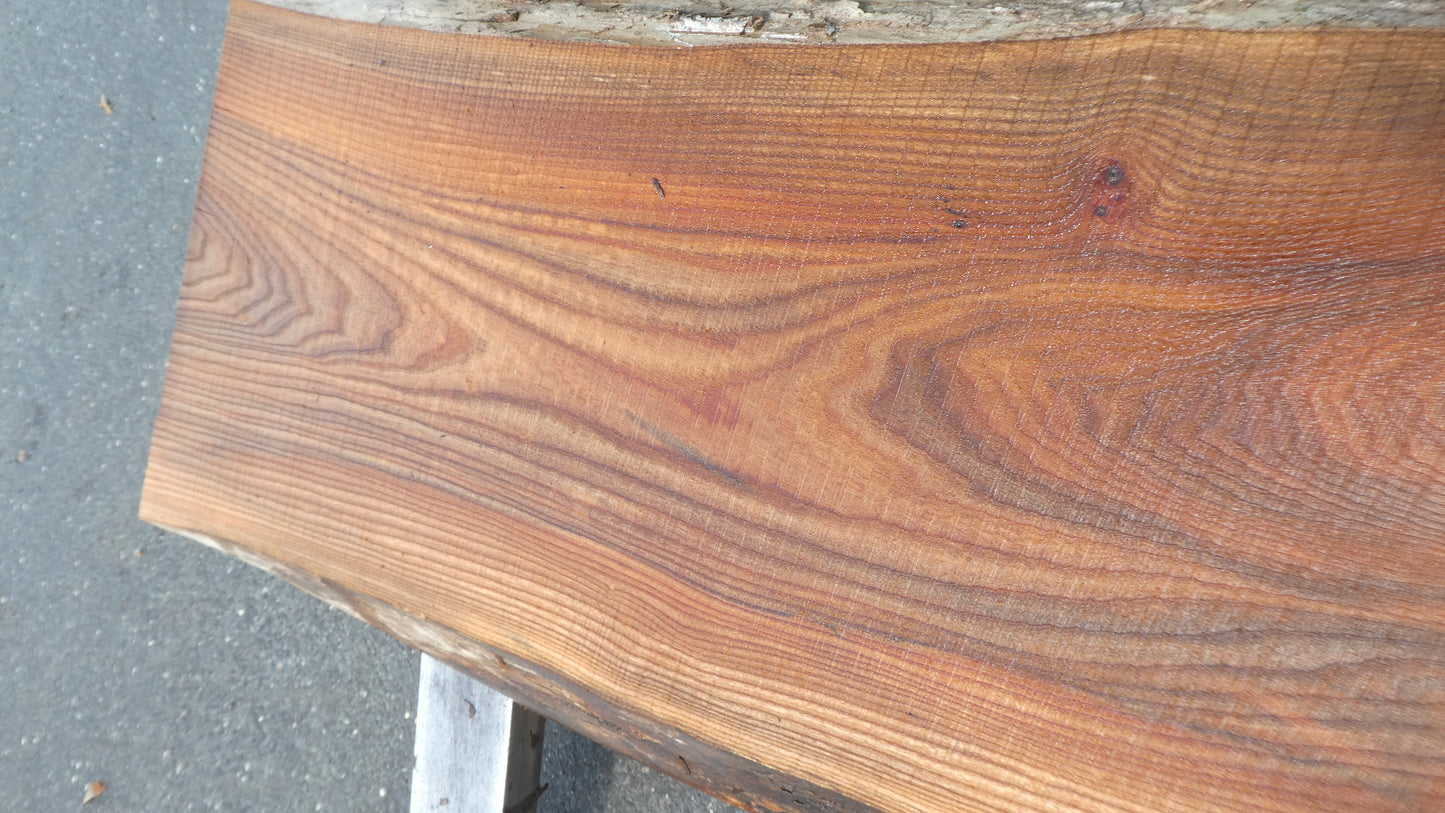 Unbehandelte Tischplatten nach Maß aus Laubholz Ulme | Plattennummer  B-00553